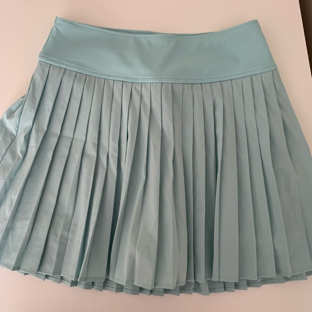 Abercrombie Girls pleated skort athletic size 11-12 light blue